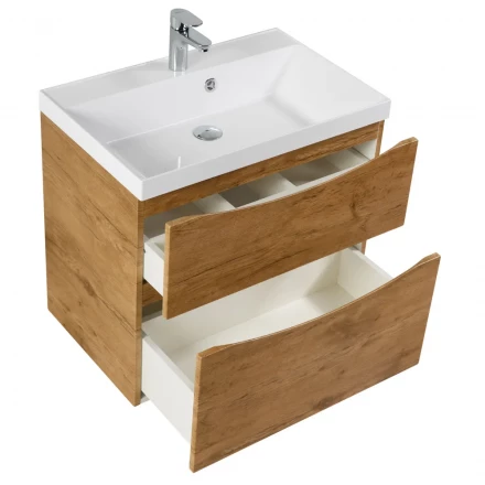 BelBagno KRAFT-900-1C-SO-RT тумба c раковиной подвесная с одним ящиком и одной открытой полкой