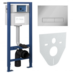 Delice Aura DLR 000004 4в1 инсталляция, крепления, клавиша смыва Aura, шумоизоляция