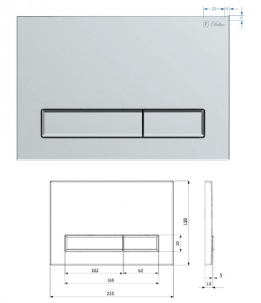 Delice Aura DLR 000004 4в1 инсталляция, крепления, клавиша смыва Aura, шумоизоляция