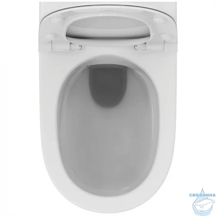 Ideal Standard I life O Унитаз подвесной безободковый со смывом торнадо с сиденьем Soft Close (микролифт)
