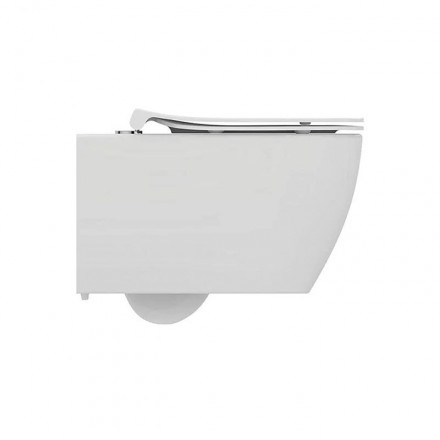 Ideal Standard I life O Унитаз подвесной безободковый со смывом торнадо с сиденьем Soft Close (микролифт)