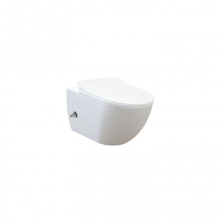Creavit Free FE322-34CB00E-0002 унитаз подвесной с биде и смесителем (чаша)