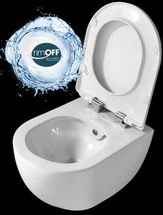 Creavit Free FE322-34CB00E-0002 унитаз подвесной с биде и смесителем (чаша)
