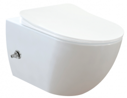 Creavit Free FE322-34CB00E-0002 унитаз подвесной с биде и смесителем (чаша)