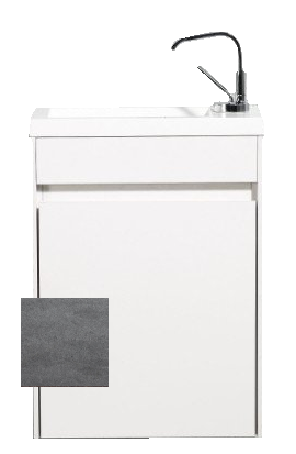 Belbagno PIETRA MINI-400-1A-SO-SCM-R Тумба под раковину подвесная