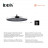 IDDIS SPA26CPi64 Верхний душ 260 мм