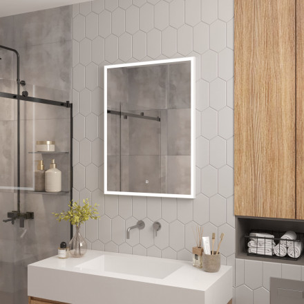 Континент Frame white standart 700x1000 зеркало