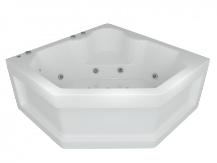 Aquatek Лира 150x150 Акриловая ванна с гидромассажем