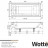 Wotte Line 170х70 Чугунная ванна