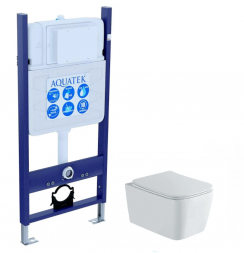 AQUATEK SET ЛИБРА N-14 cm инсталляции с унитазом