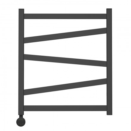 Point Феникс PN15156BE П5 500x600 Полотенцесушитель электрический левый/правый, черный