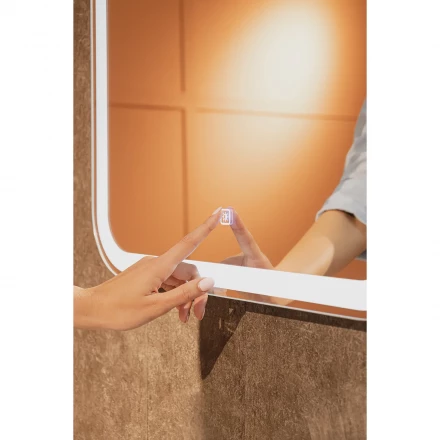 Azario Мальта-ТХ LED-00002698 Зеркало сенсорный выключатель 550х800
