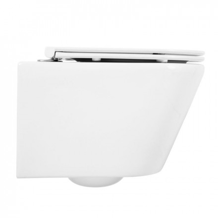 BelBagno Tre BB8001CHR/SC унитаз подвесной безободковый