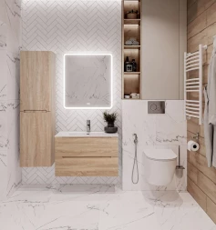 BelBagno KRAFT 39-700/390-2C-SO-RT тумба с раковиной подвесная