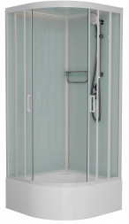 Frank F409/2 White Душевая кабина 90x90