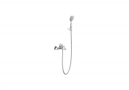 AQUATEK ОБЕРОН AQ1249CR смеситель для ванны с душевым набором