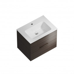 Kerama Marazzi Piano Forte 65 тумба подвесная с ящиками, дымчатый вяз