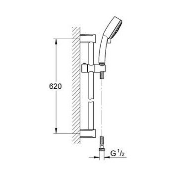 Grohe Tempesta Cosmopolitan 27787002 Душевой гарнитур