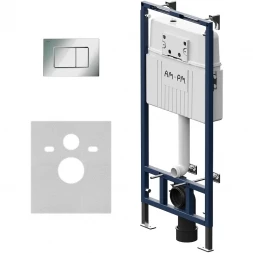 AM.PM I012710.0251 MasterFit инсталляция для подвесного унитаза с клавишей ProC S, хром глянц