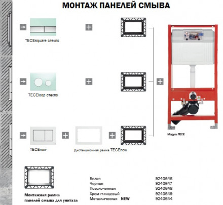 TECE Loop 9240659 клавиша смыва