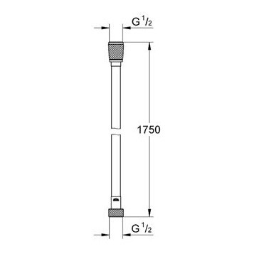 Grohe 28388000 Silverflex Душевой шланг 1.75 м