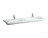 Laufen Palomba 8.1480.9.000.104.1 раковина двойная 160x50 см