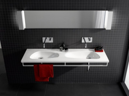 Laufen Palomba 8.1480.9.000.104.1 раковина двойная 160x50 см
