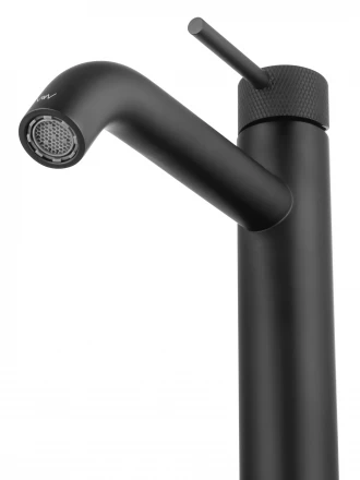 Wonzon &amp; Woghand WW-H1062-MB Смеситель для раковины высокий черный матовый