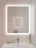 Cersanit LED 080 design pro KN-LU-LED080*60-p-Os зеркало с подсветкой, часы с антизапотеванием