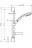 Hansgrohe Croma 100 Mono/Unica&#039;C 27724000 Душевой гарнитур 90 см