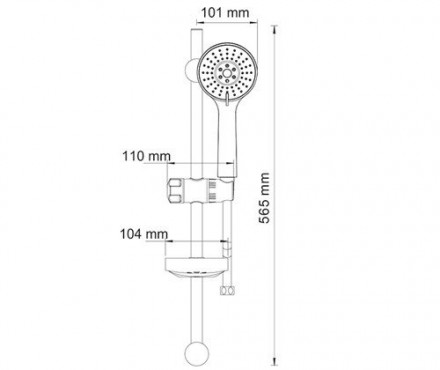 Wasserkraft A005 Душевой гарнитур