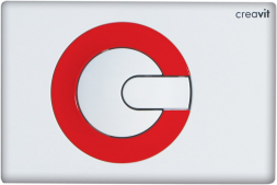 Creavit GP5001.01 POWER бело-красная Кнопка для инсталляции