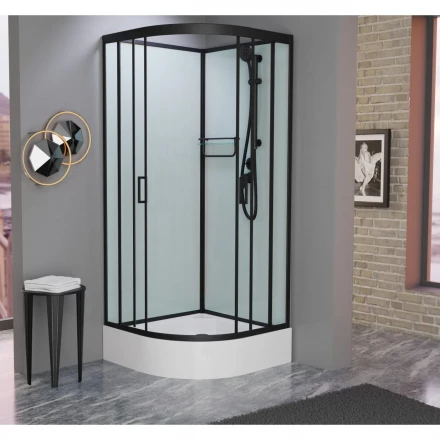 Frank F409/1 М Black 20063 душевая кабина без крыши