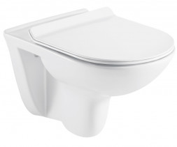 Azario Pavia AZ-2142 Унитаз подвесной безободковый с сиденьем с микролифтом
