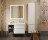 Kerama Marazzi Cubo 90 тумба подвесная с ящиками правая , белая глянцевая-древесная