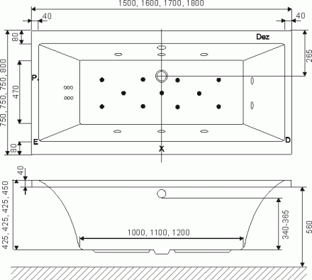Excellent Prizmat 150x75 акриловая ванна