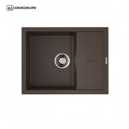 Omoikiri Sumi 65-DC мойка 650x500 темный шоколад