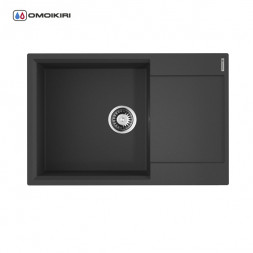 Omoikiri Daisen 78-LB-BL мойка 780x510 черный