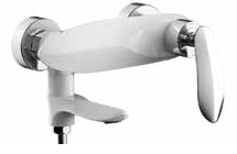 Grocenberg Blatt GB8001 Crome White смеситель для ванны