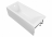 Aquanet Bright 145x70 акриловая ванна без гидромассажа