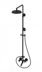 Wonzon &amp; Woghand Retro WW-88739020-MB Душевая система черный матовый