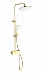Wonzon &amp; Woghand Muse WW-B3110-BG Душевая система с термостатом брашированное золото