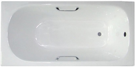 Castalia 170x70 с ручками ванна чугунная