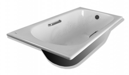 Castalia 170x70 с ручками ванна чугунная