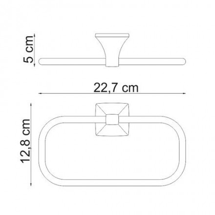 Wasserkraft Wern К-2560 Держатель полотенец кольцо