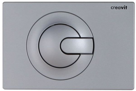 Creavit GP5002.00 POWER Матовая серая Кнопка для инсталляции