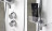 IDO Showerama 10-5 Душевая кабина 100x100 профиль алюминий, задние стенки матовые