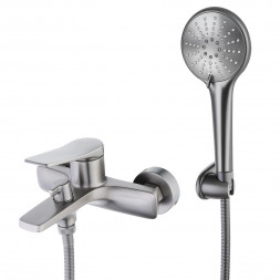 Lemark Bronx LM3714GM смеситель для ванны (графит)