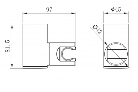 Lemark LM8081C Настенное крепление