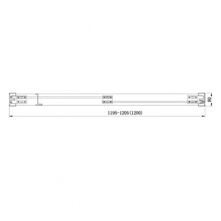 Aquanet Delta NPD6122 120 Душевая дверь
